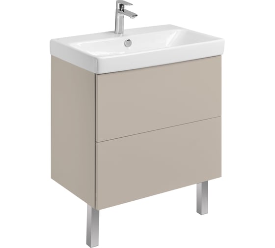 Изображение товара Тумба AQUATON Юнит 70 капучино, Раковина Адриана 70 1A286801UN4A0