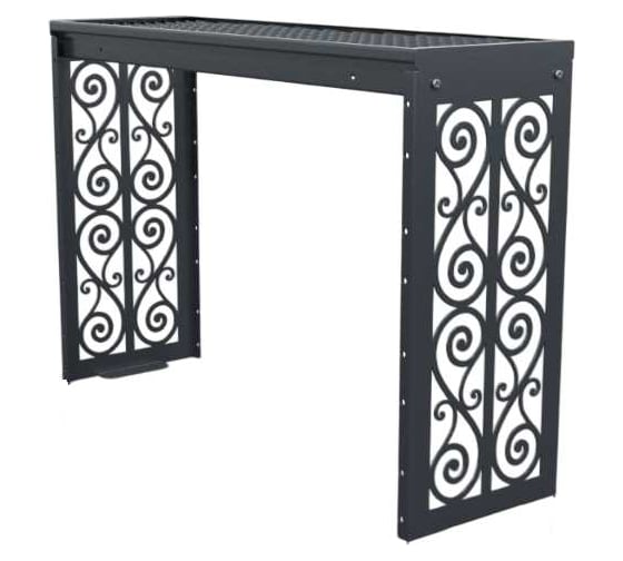 Изображение товара Крыльцо к дому (дополнительная 4 ступень) АрсеналЪ Классика ДПК (уличная лестница, приступок, входная лестница) серия ARSENAL AVANT мод. AR18V4167O9-06 AR18V4177O9-06