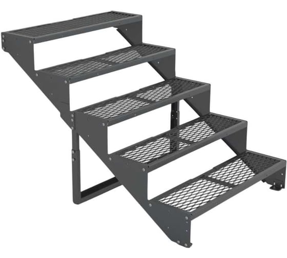 Изображение товара Крыльцо к дому на 5 ступеней АрсеналЪ ПВЛ (уличная лестница, приступок) серия ARSENAL AVANT мод. AR18V3467O9-06