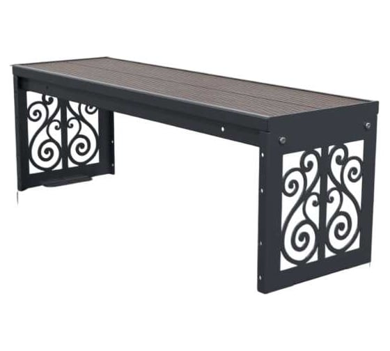 Изображение товара Крыльцо к дому (дополнительная 2 ступень) АрсеналЪ Классика ДПК (уличная лестница, приступок, входная лестница) серия ARSENAL AVANT мод. AR18V4137O9-06 AR18V4147O9-06