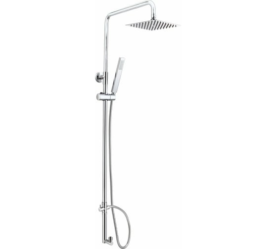 Изображение товара Душевая стойка без смесителя BELBAGNO TRULA с верхним и ручным душем TRU-COLD-U-CRM