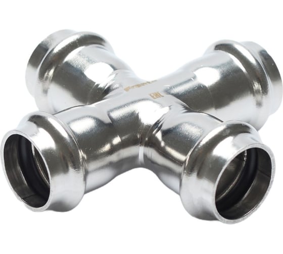 Изображение товара Крестовина равнопроходная FRANTA ВПр, 42, из нержавеющей стали SUS 304, V31420000