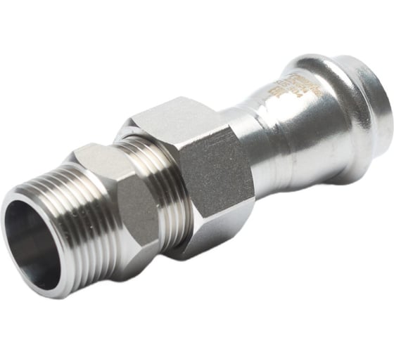 Изображение товара Переходник FRANTA ВПр-НР разъемное соединение, 15хG3/4, из нержавеющей стали SUS 304, V15153400G