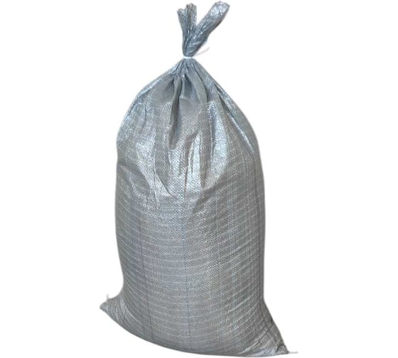 Изображение товара Мешки MW 10 шт. 55x105 см 60 г хозяйственные серые полипропиленовые 1 сорт МХ-СПП1-55-105-60-10