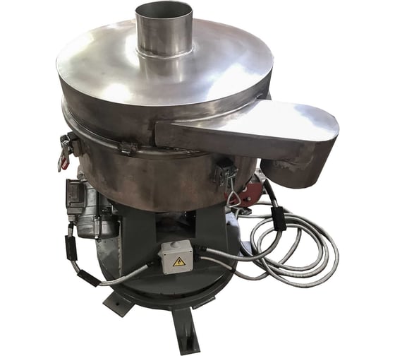 Изображение товара Вибросито круглое ВИБРОМАШ СВ-0,6Н (однодечное, D=600мм, сетка любая, вибраторы ВИ-99НБ - 2шт, нержавеющая сталь, с пультом управления СВ-0,6Н однодечное