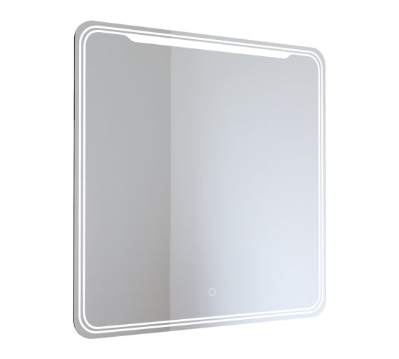 Изображение товара Зеркало MIXLINE "ВИКТОРИЯ" 800x800 ШВ сенсорный выключатель, светодиодная подсветка 547253
