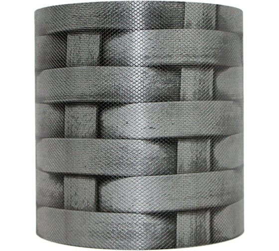 Изображение товара Лента для забора ПРОТЭКТ ЛЗ-190/25 Ротанг, ширина 190 мм, длина 25 п.м, серый ЛЗР-190/25 с