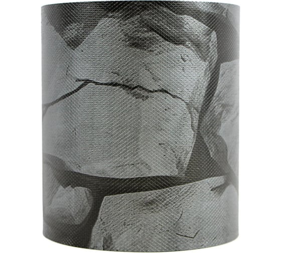 Изображение товара Лента для забора ПРОТЭКТ ЛЗ-190/25 Камни, ширина 190 мм, длина 25 п.м (Серый) ПРОТЭКТ ЛЗК-190/25 с