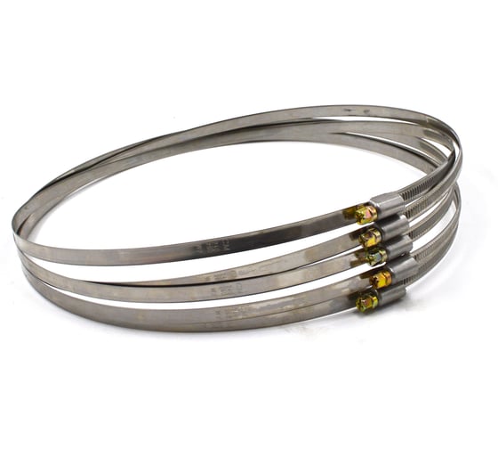 Изображение товара Хомут нержавеющий червячный Novocraft 240x260 мм, уп. 5 шт. 122-09W260 05