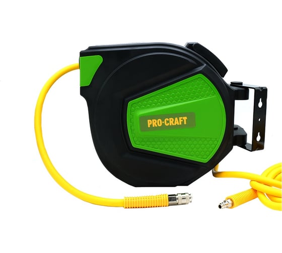 Изображение товара Пневмошланг в катушке PROCRAFT 20 м, 8 бар, штуцер 3/8 HK20