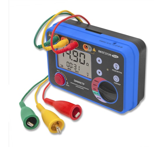 Изображение товара Омметр | измеритель сопротивления заземления МЕГЕОН 13030 с поверкой к0000413431