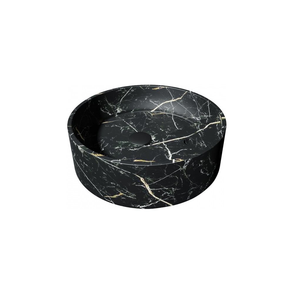 Изображение товара Раковина чаша Maretti из санфарфора черный мрамор EA13NS44-560MR накладная современная