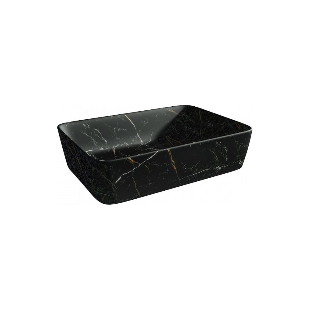 Изображение товара Раковина чаша Maretti черный мрамор UM13NS03-560MR современная накладная прямоугольная