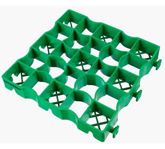 Изображение товара Решетка газонная AQUADRENAG Super TopFix зеленая 330x330, 4 шт 334050g4