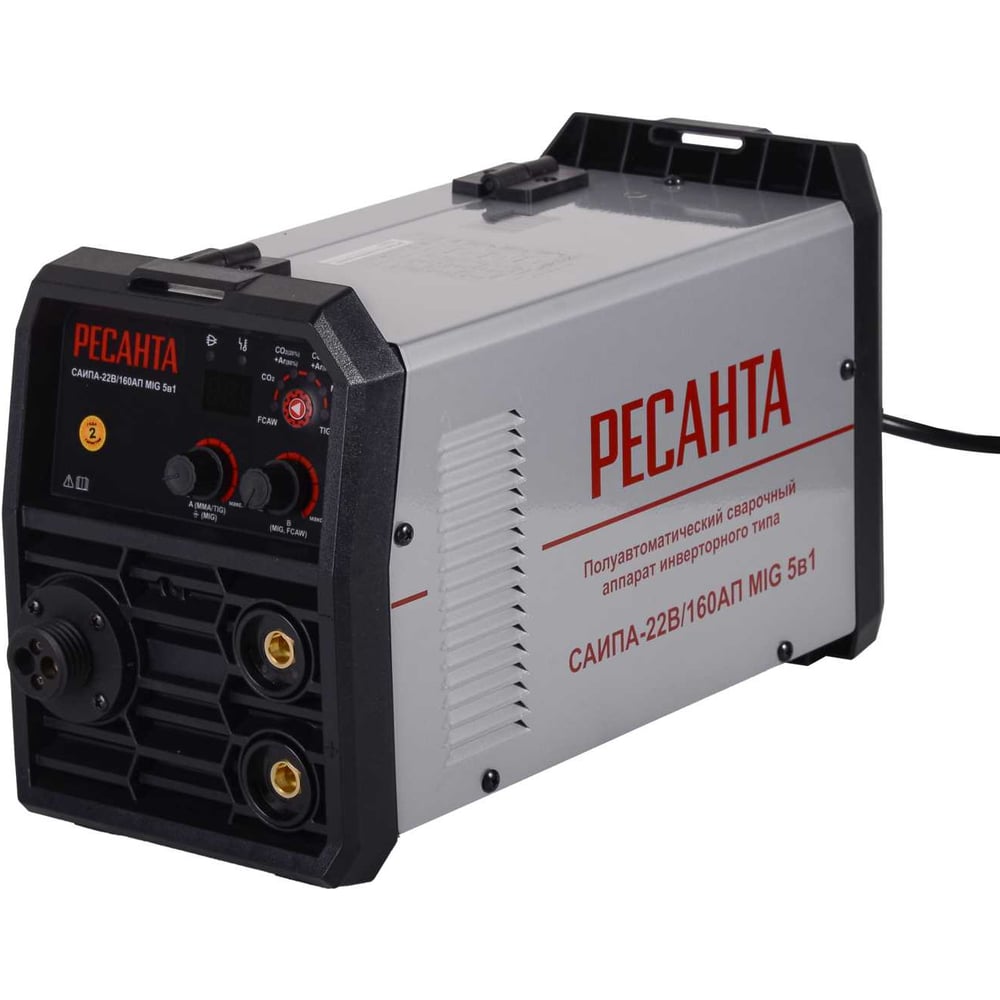 Изображение товара Сварочный полуавтомат Ресанта САИПА-22В/160АП MIG 5в1 цифровой дисплей