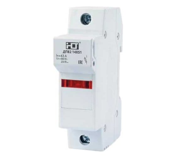 Изображение товара Предохранитель-разъединитель HLT ПР для ПВЦ 14x51 1P (с индикацией) (6шт./уп.) 091-06-103