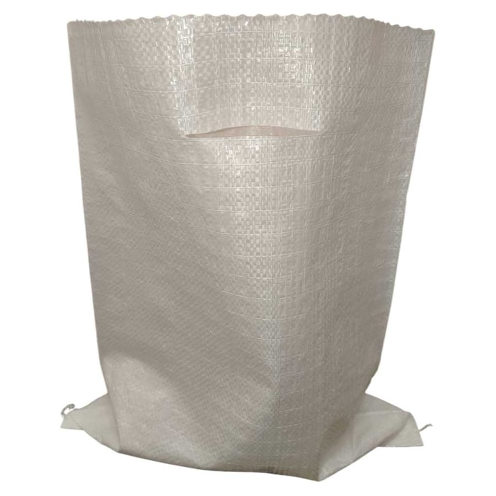 Изображение товара Мешки с ручками РОМТО П/П 5кг белые 100шт 35x45 см