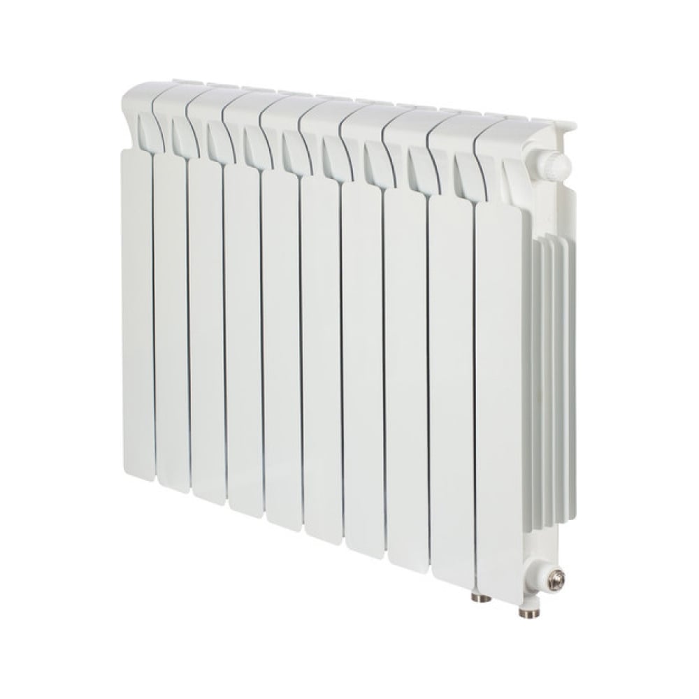 Изображение товара Биметаллический радиатор RIFAR MONOLIT Ventil 6 секций белый для дома