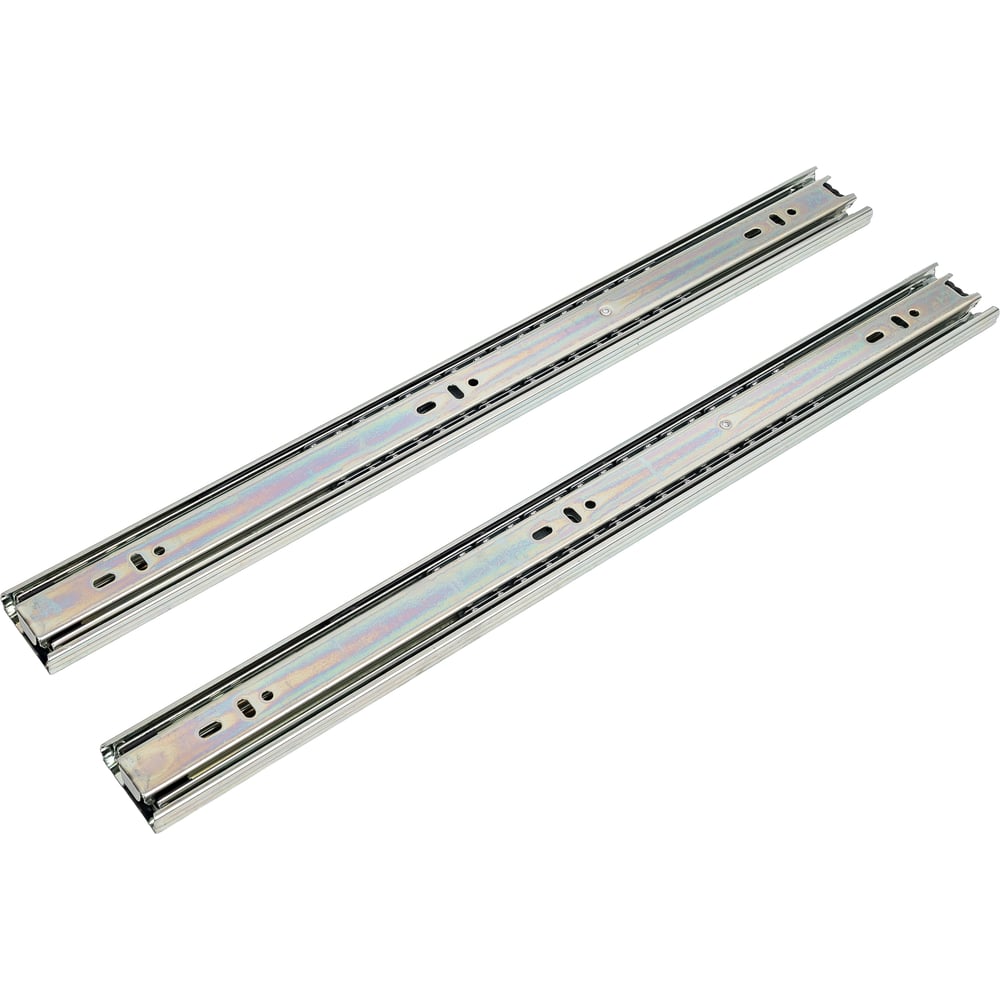 Изображение товара Направляющие шариковые Tech-Krep Zitar 450 мм, полного выдвижения (комплект для 2х ящиков) 154481