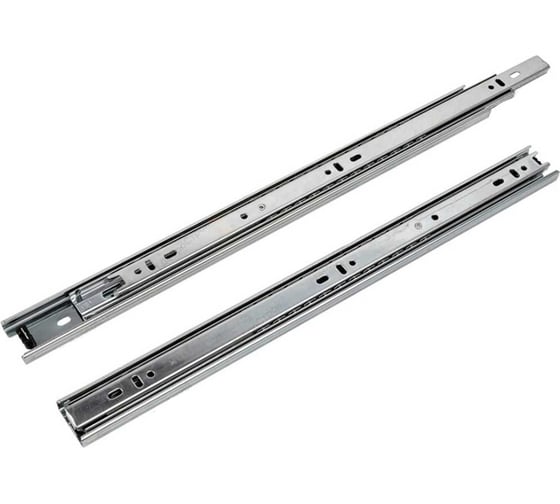 Изображение товара Направляющие шариковые Tech-Krep Zitar  450 мм, полного выдвижения (комплект для 2х ящиков) 154481