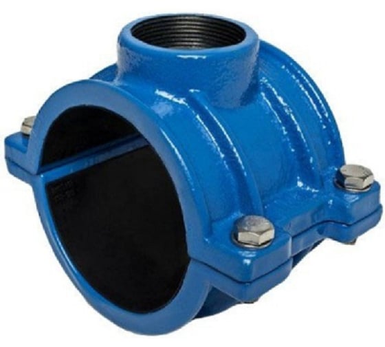 Изображение товара Отвод двусоставной муфтовый для ПЭ/ПВХ (седелка) АТКА 2x63 1001060408