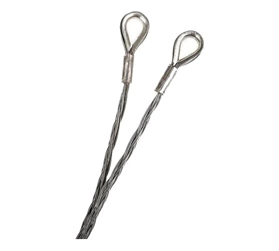 Изображение товара Стандартный кабельный чулок НК-Групп 40-50 мм L=1250 мм 2 петли 50кН КЧС50/2У