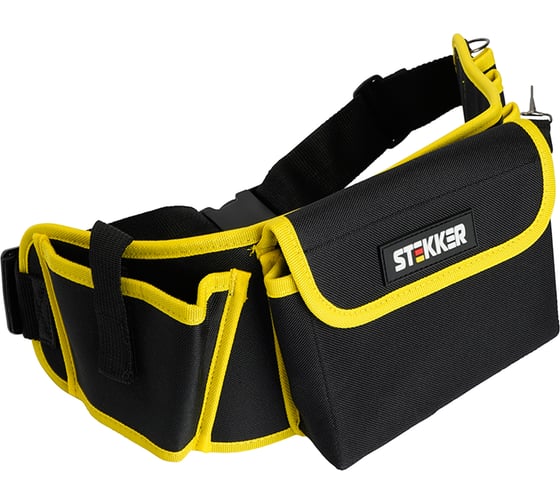 Изображение товара Cумка поясная для инструментов STEKKER BGS-02 5 карманов 50282