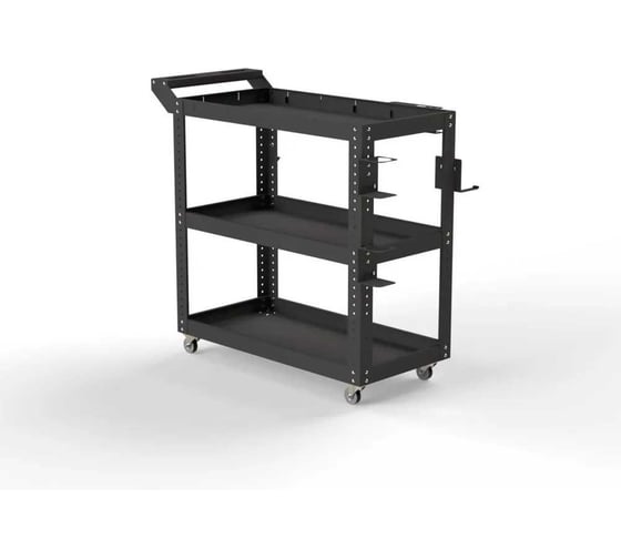 Изображение товара Тележка инструментальная ООО Металекс Metalex Тип 1А, 800x450x950, 3 полки, серый 118633