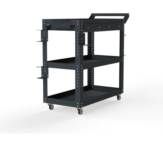 Изображение товара Тележка инструментальная ООО Металекс Metalex Тип 1А, 900x400x800, 3 полки, серый 118625