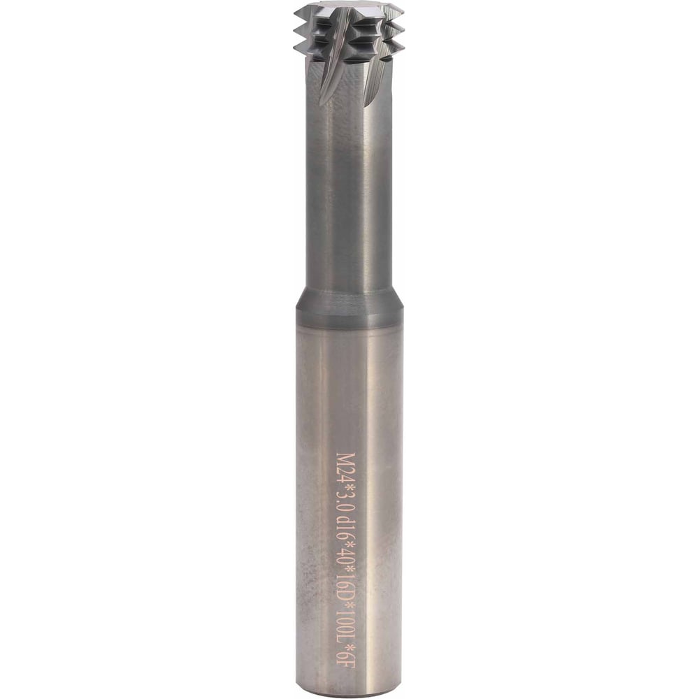 Изображение товара Резьбофреза твердосплавная 3-витковая М24 шаг 3мм AlTiSiN BSE008S028