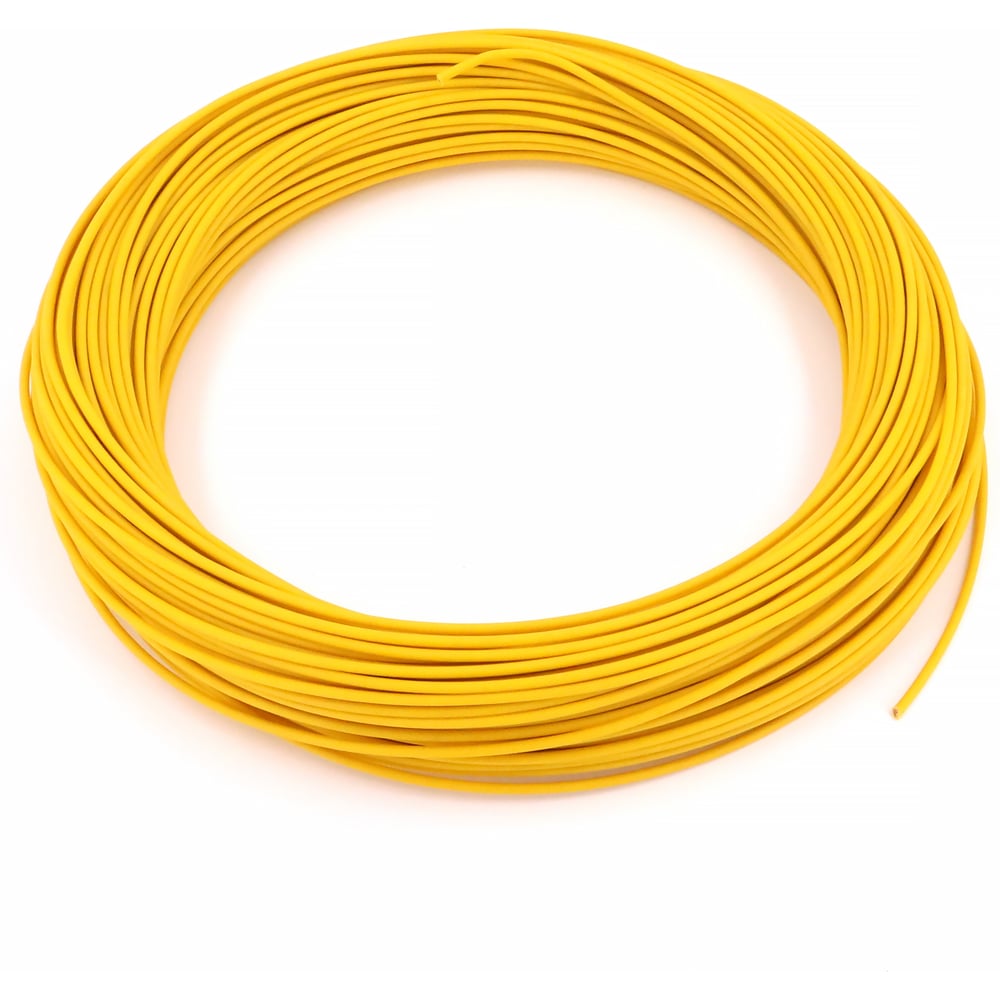 Изображение товара Провод ПВАМ VOLTON 1,0 кв.мм, 50м (желтый) VLT400311
