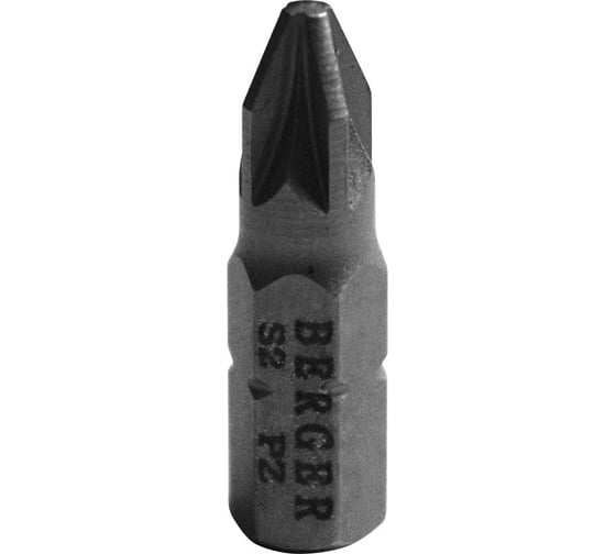 Изображение товара Биты магнитные PZ0, 25 мм, 2 шт, S2 Berger BG BG2369