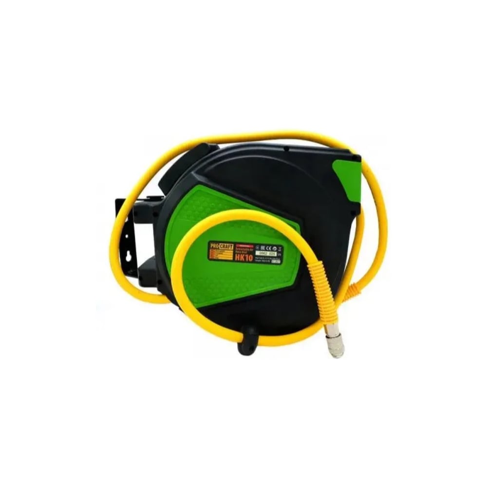 Изображение товара Пневмошланг в катушке PROCRAFT 10 м 8 бар штуцер 3/8" HK10