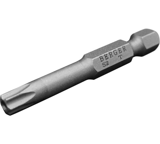 Изображение товара Биты магнитные TORX с отверстием T40H, 50 мм, 2 шт, S2 Berger BG BG2418