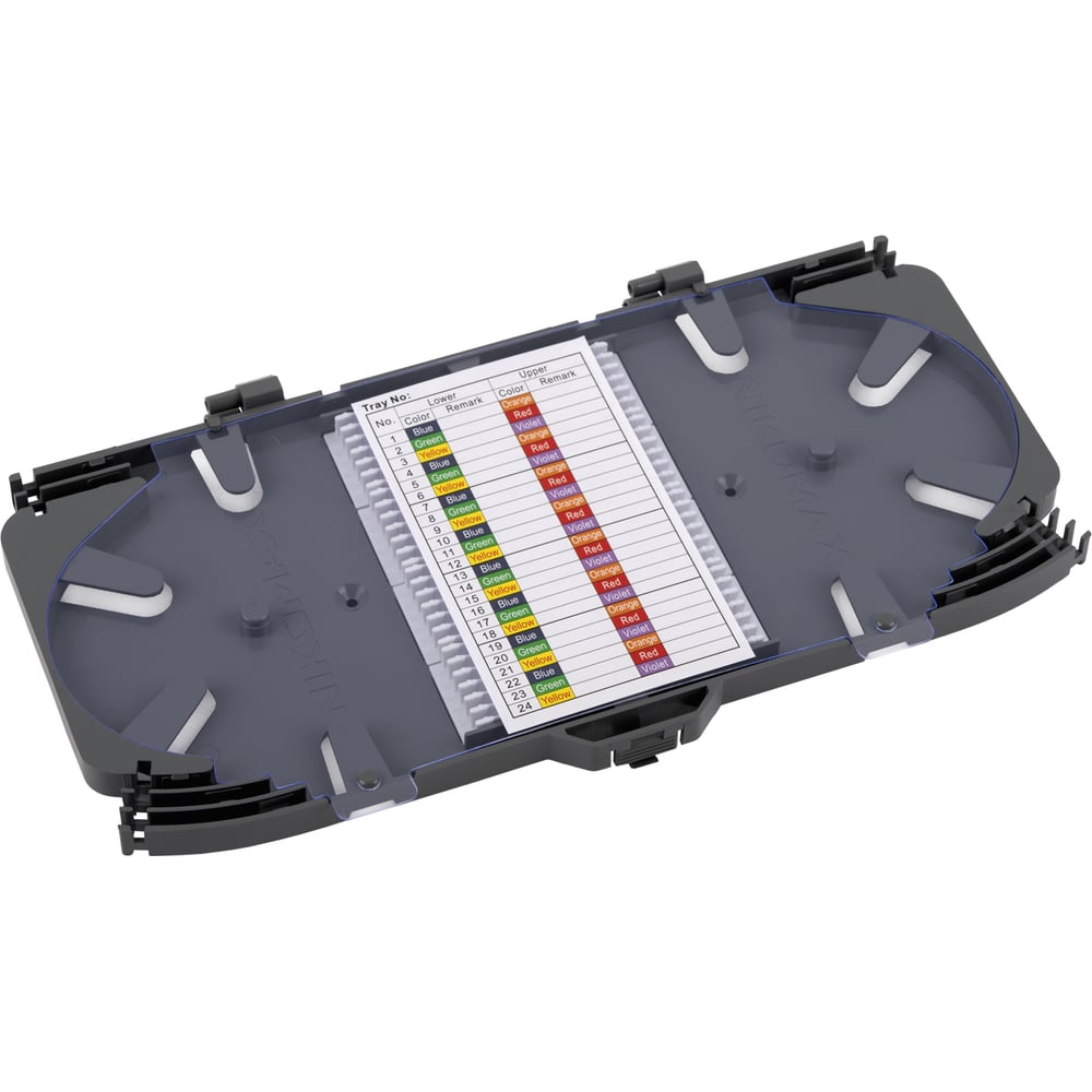 Изображение товара Сплайс-кассета NIKOMAX до 48 КДЗС с органайзером серого цвета