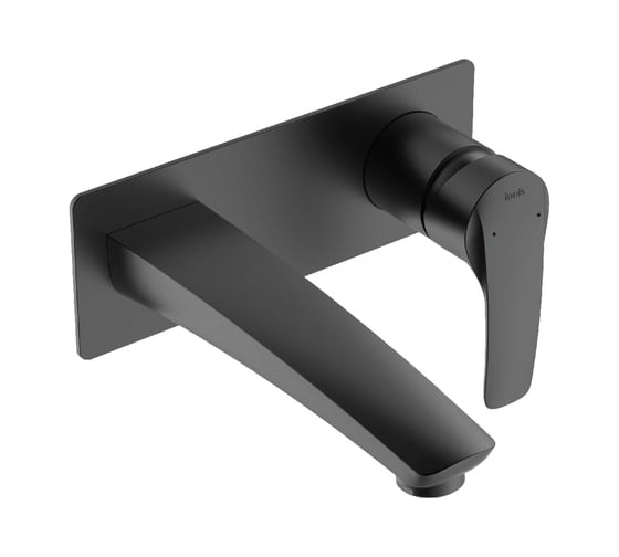 Изображение товара Встраиваемый смеситель для умывальника IDDIS Ray черный матовый RAYBL00i65