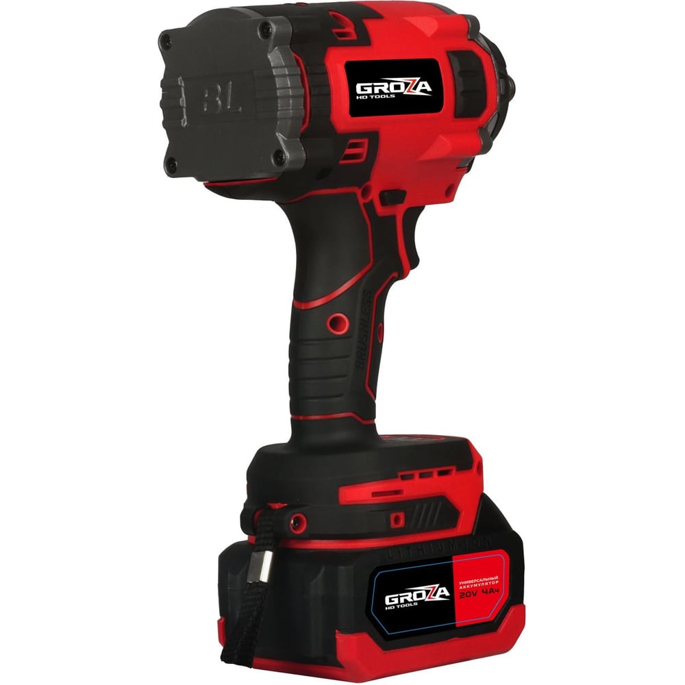 Изображение товара Аккумуляторный гайковерт Grozatools iBW-801 Torque G0203 с регулировкой и ударом