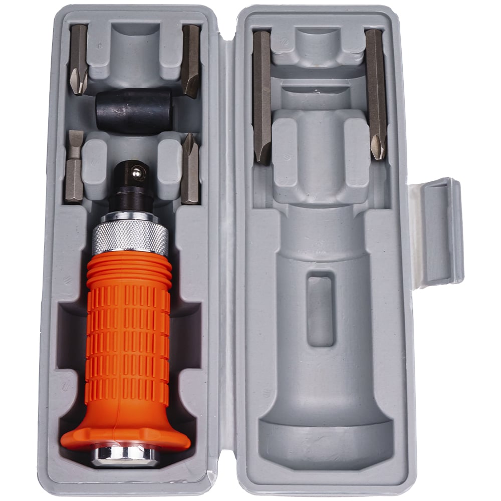 Изображение товара Отвертка КВАЛИТЕТ ударная с битами на 5/16" НОУ-7-516 6631108