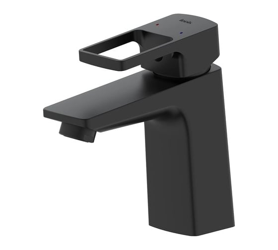 Изображение товара Смеситель для умывальника IDDIS Bild черный матовый BILBL00i01