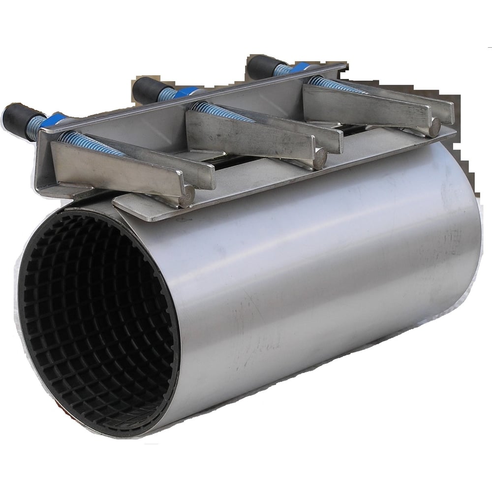 Изображение товара Хомут ремонтный АТКА с нерж. замком L=250мм Ду125 (125-140), 3 шпильки 1001010805