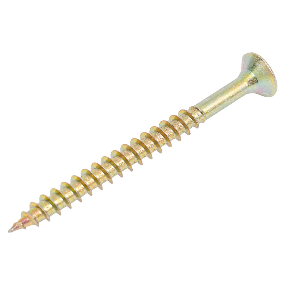 Изображение товара Саморезы универсальные 6x70 желтый цинк, ГОСТ 59571-2021, 1 кг