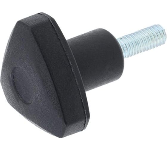 Изображение товара Комплект ручек Алтервиа зажимная трехлепестковая, черная (упаковка 5 штук) A30110.00022.5