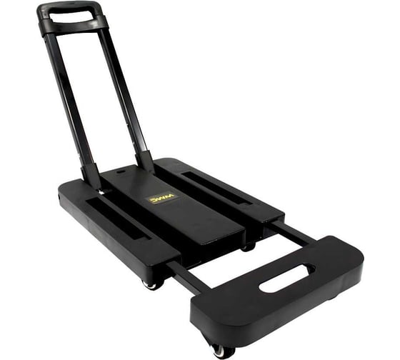 Изображение товара Тележка платформенная складная WMC TOOLS с телескопической ручкой (300х470/565мм) WMC-TH6001054(48315)