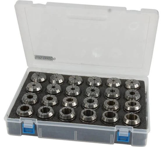 Изображение товара Цанги набор IVENT tools 0762/0700 ER40 (24) 3-26 мм 4687206820869