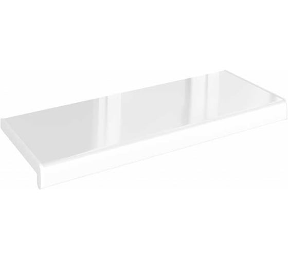 Изображение товара Подоконник Crystallit Кристаллит, белый глянцевый, 1300x500 мм, 01.04.096.1300.500