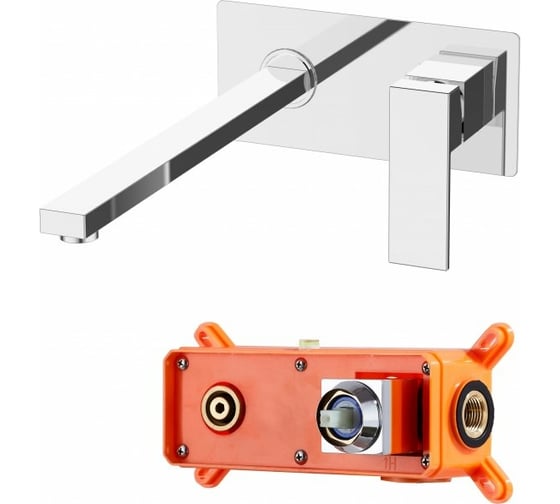 Изображение товара Встраиваемый смеситель для раковины BELBAGNO ROMANO хром ROM-BLM-CRM