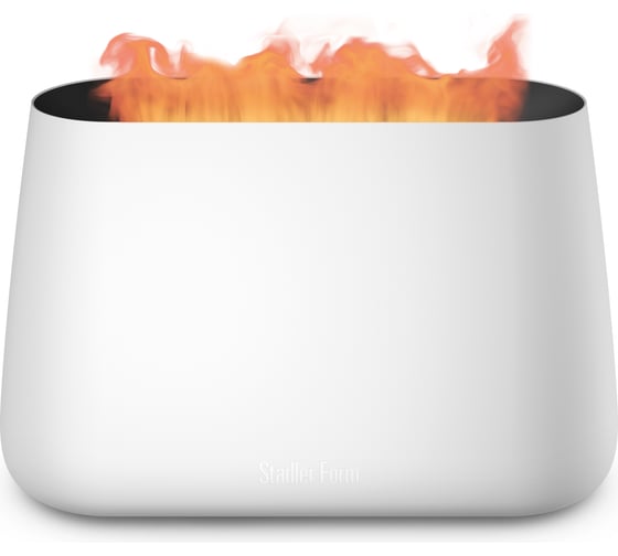 Изображение товара Увлажнитель воздуха ультразвуковой Stadler Form Ben, с ароматизатором и эффектом пламени, белый B-001