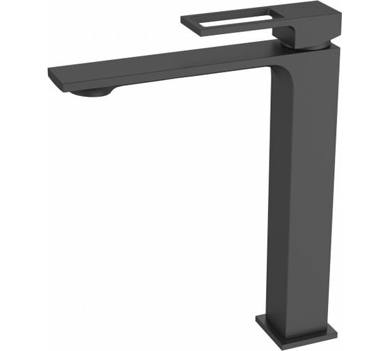 Изображение товара Смеситель для накладных раковин BELBAGNO LUCE без донного клапана, черный LUC-LMC-NERO-W0