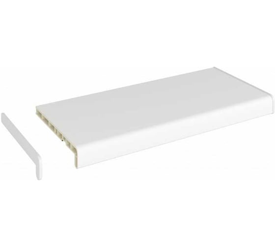 Изображение товара Подоконник Crystallit Кристаллит, белый матовый, 900x200 мм, 01.04.085.900.200