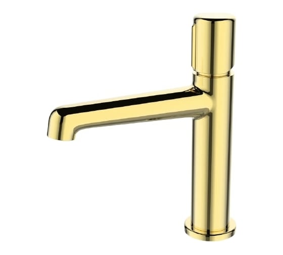 Изображение товара Смеситель для раковины BELBAGNO UNO с донным клапаном, золото UNO-LVM-ORO